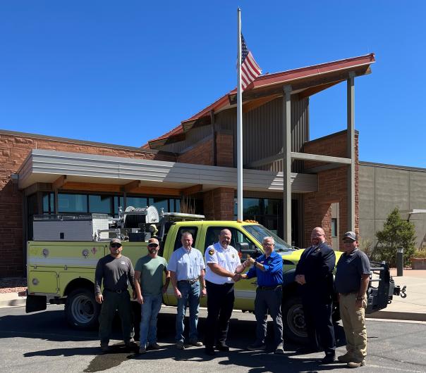 Blm Transfers Wildland Fire Engine To Kanab Fire Department Bureau Of